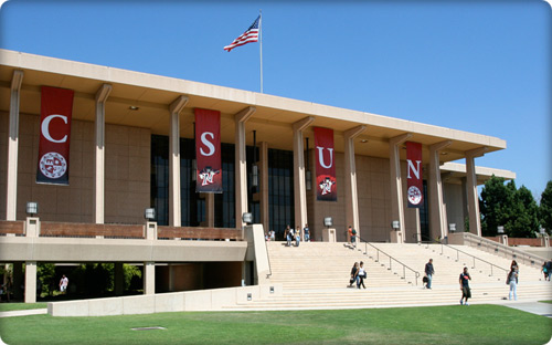 CSUN - Entrance to Oviatt Library