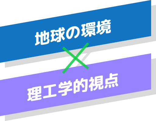 地球の環境×理工学的視点