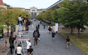 ドラマ撮影の様子